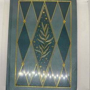 Elegant Green and Gold Notebook